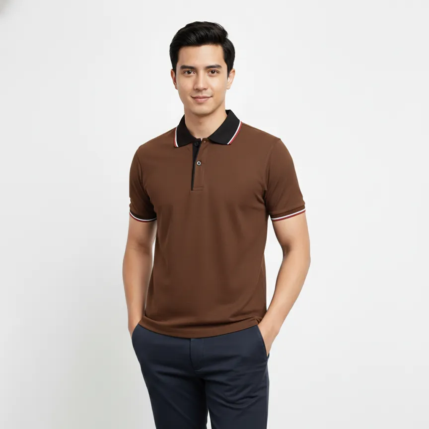 Polo Shirt - Kaos Katun Adem