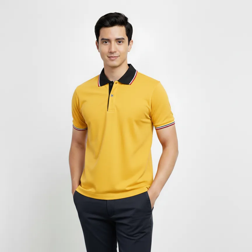 Kaos Polo Kuning Regular Fit